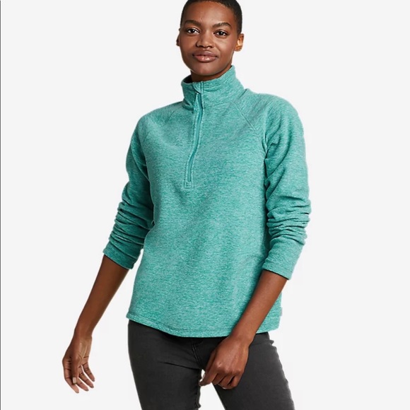 Eddie Bauer Tops - Eddie Bauer Woman’s Microfleece 1/4 zip Pullover NWT